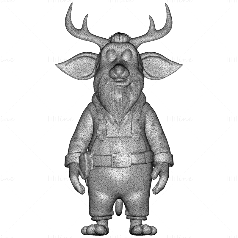 Gnome Squad: Hagevoktere 3D-utskriftsmodell