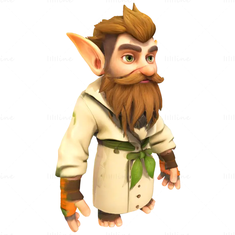 Gnome Squad: Hagevoktere 3D-utskriftsmodell