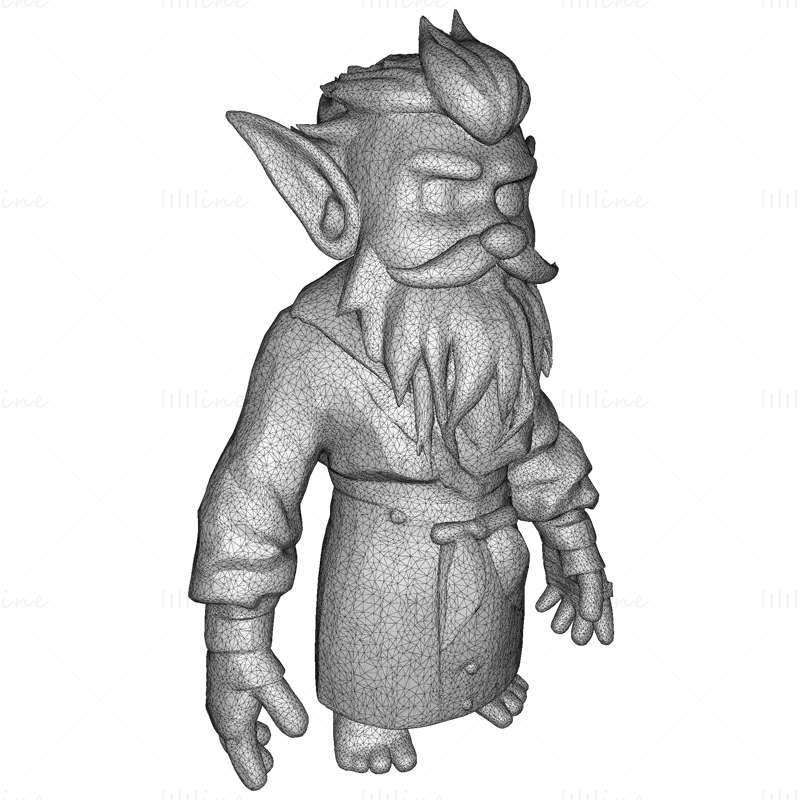 Gnome Squad: Hagevoktere 3D-utskriftsmodell