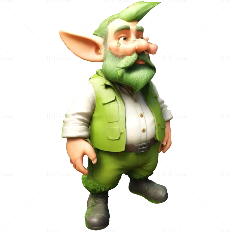 Gnome Squad: Hagevoktere 3D-utskriftsmodell