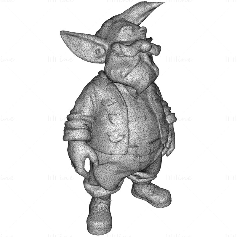 Gnome Squad: Hagevoktere 3D-utskriftsmodell