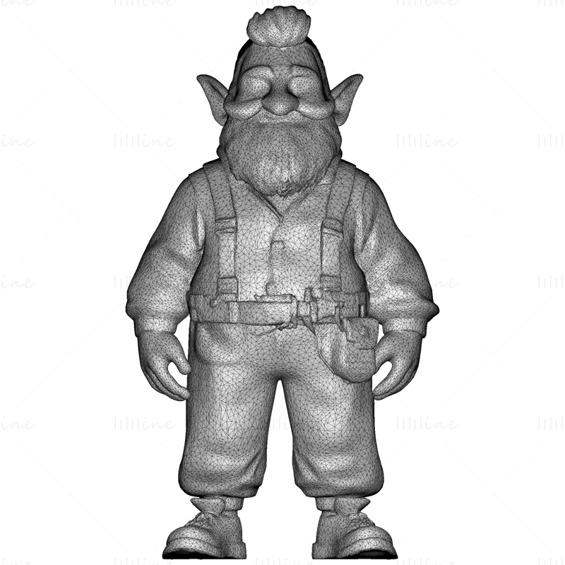 Gnome Squad: Hagevoktere 3D-utskriftsmodell Gnome Squad: Hagevoktere 3D-utskriftsmodell