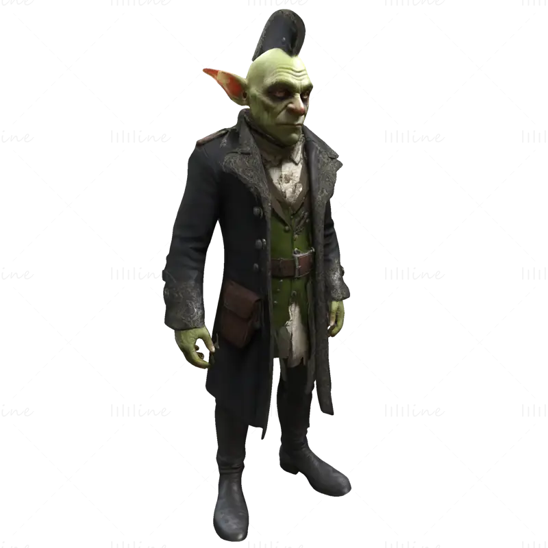 Modèle d'impression 3D de figurine Goblin Dandy