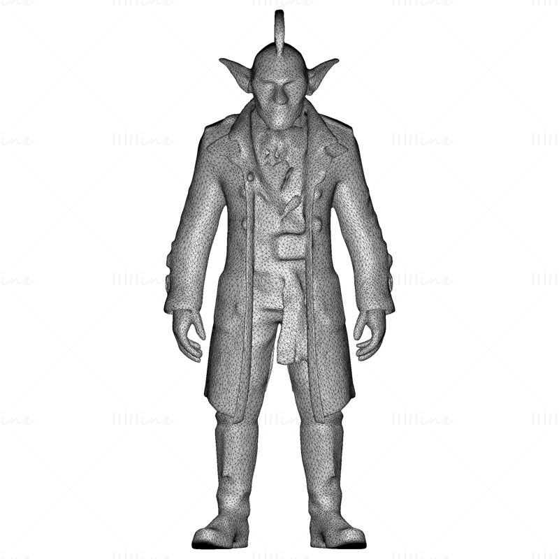 Modèle d'impression 3D de figurine Goblin Dandy