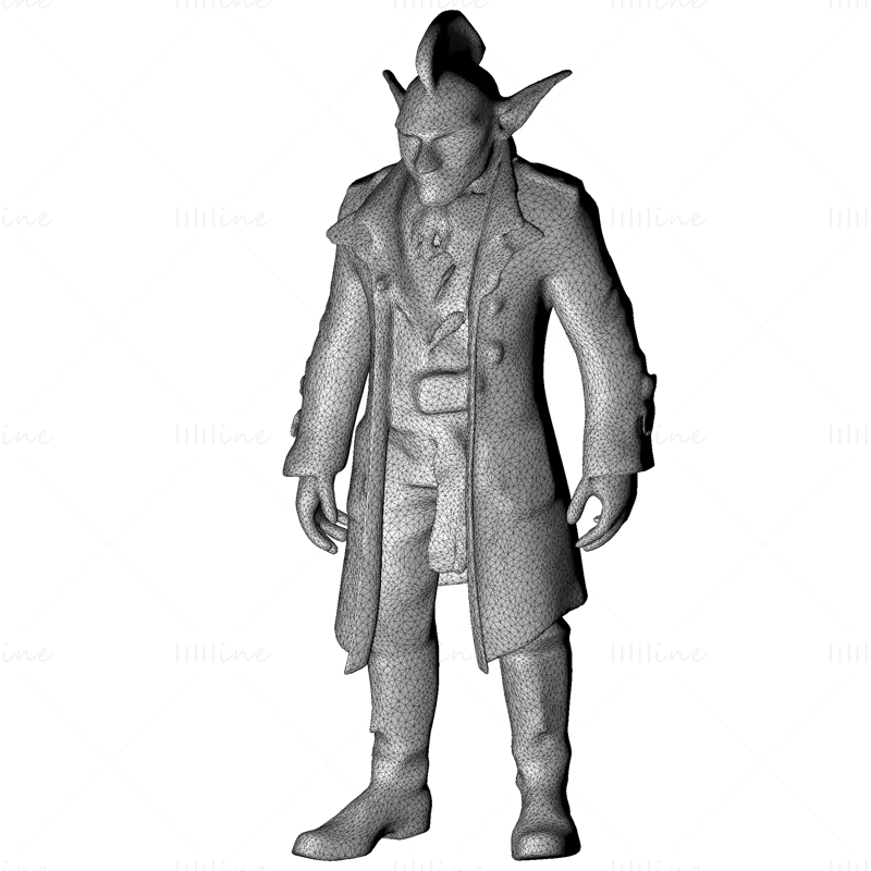 Modèle d'impression 3D de figurine Goblin Dandy