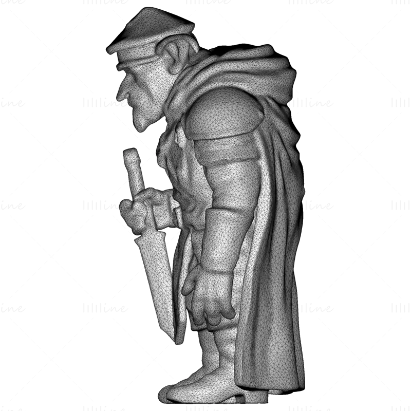 Model de imprimare 3D Goblin Footman