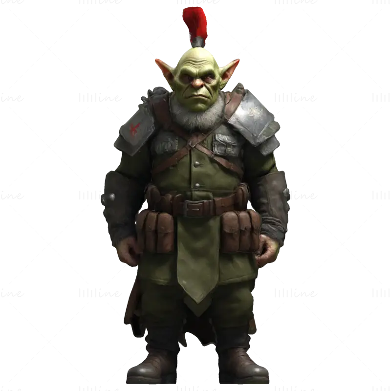 Goblin Grunt 3D-Druckmodell für Tabletop-Gaming und Sammler