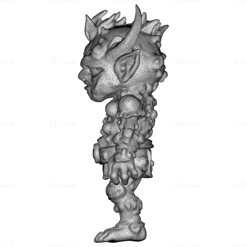 Goblin Guardian 3D nyomtatási modell