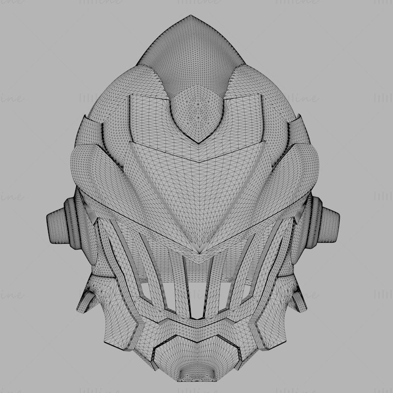 ゴブリンスレイヤーヘルメット3Dプリントモデル