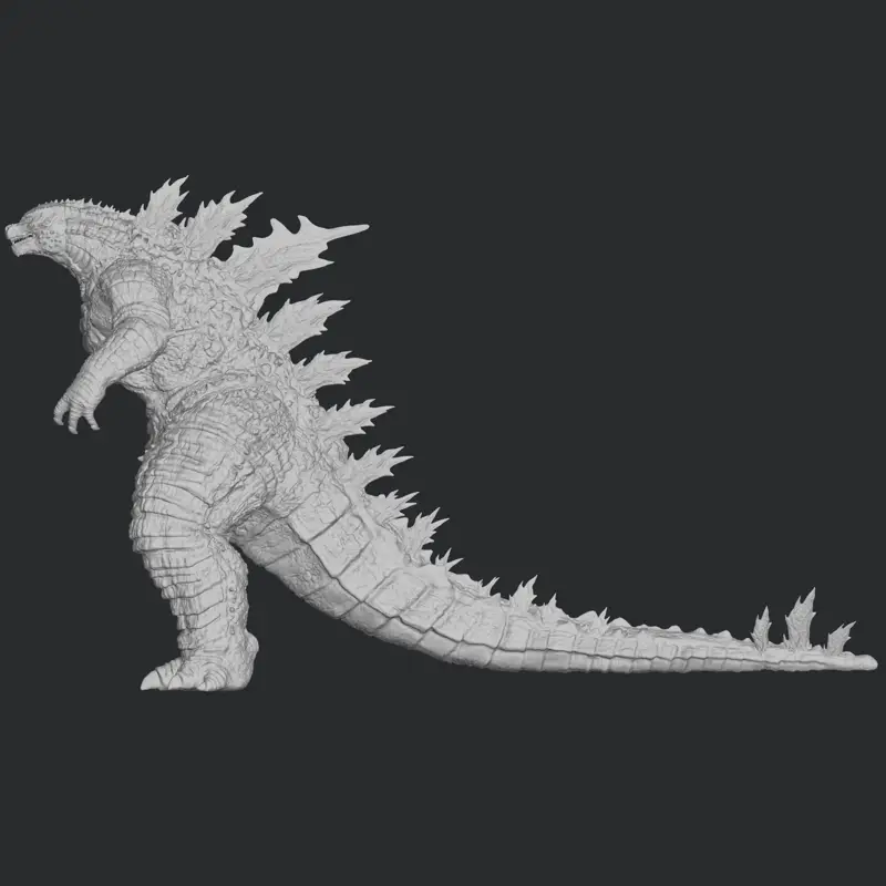 Godzilla stl file 3d printing, 3d print file, miniature, superhero, game, cartoon, comic action figure, printables, decorative, movie, gift