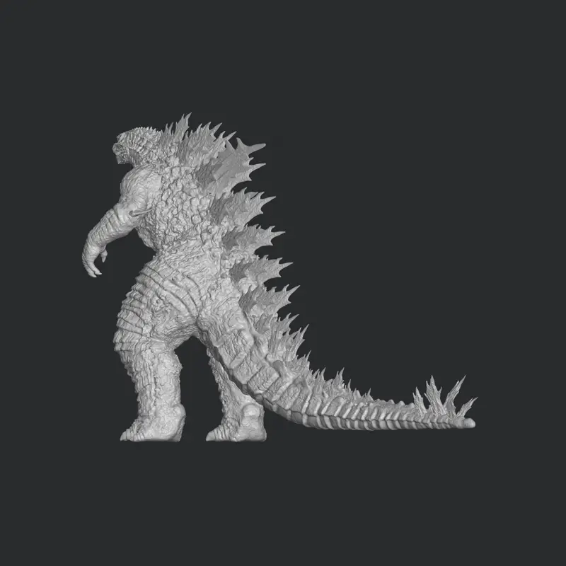 Godzilla stl file 3d printing, 3d print file, miniature, superhero, game, cartoon, comic action figure, printables, decorative, movie, gift