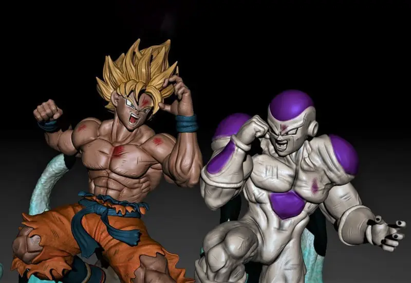 Goku Vs Frieza 3D Printing Model STL