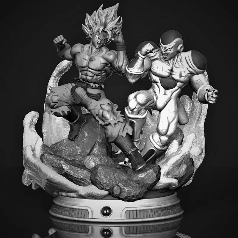 Goku Vs Frieza 3D Printing Model STL