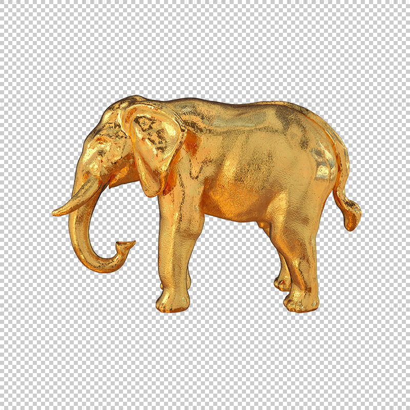 Elefante d'oro PNG