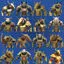 Golden Sentinel Armor 3D Print Model Collection