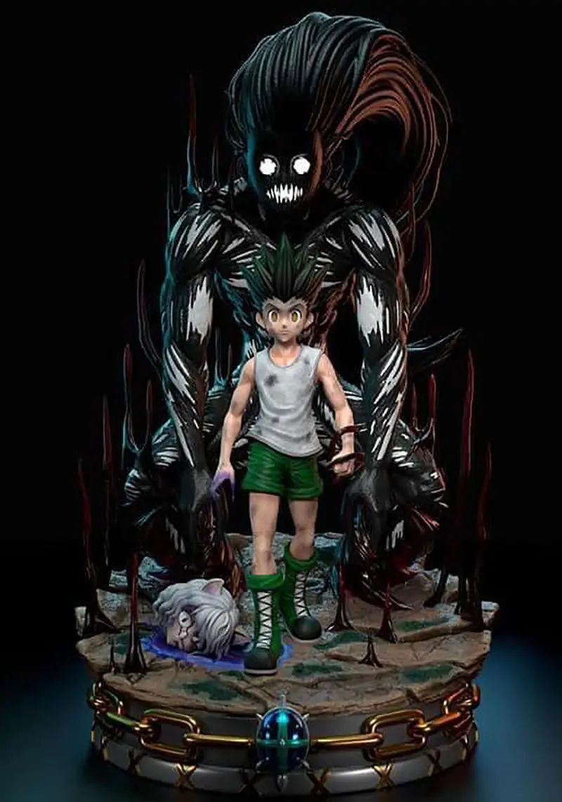 Gon & Energy Black Monster - Model de imprimare 3D Hunter x Hunter