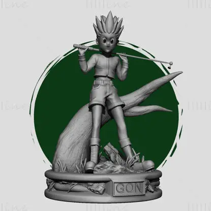 Gon - Hunter x Hunter 3D tiskarski model STL