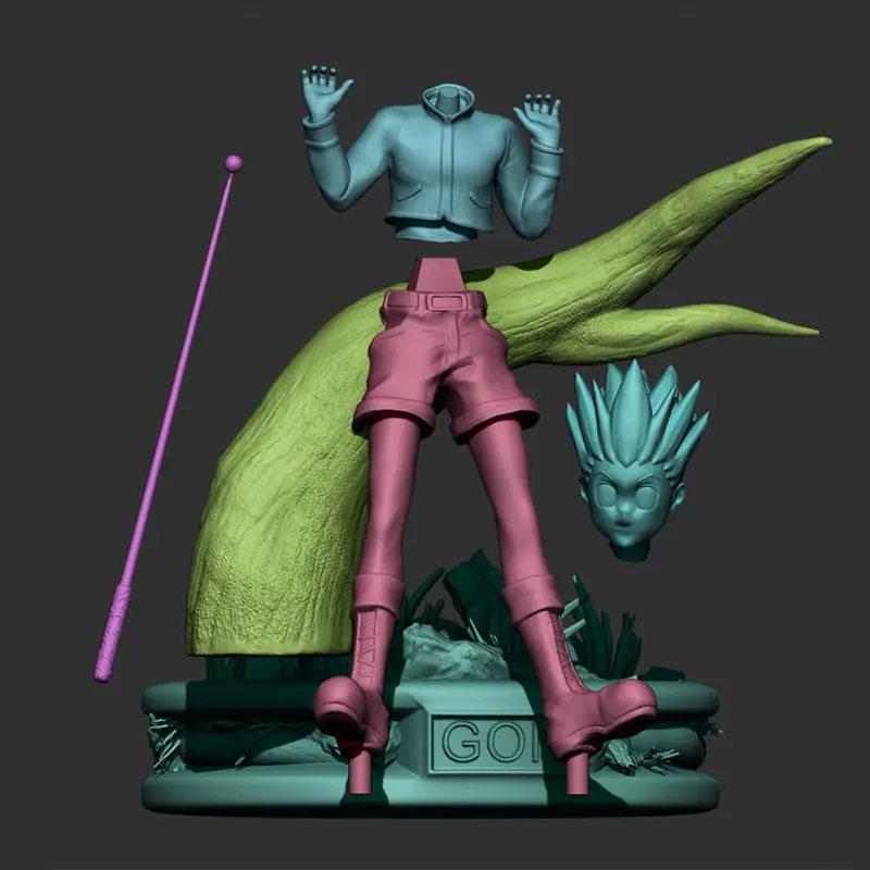 Gon - Modelo de impresión 3D STL de Hunter x Hunter