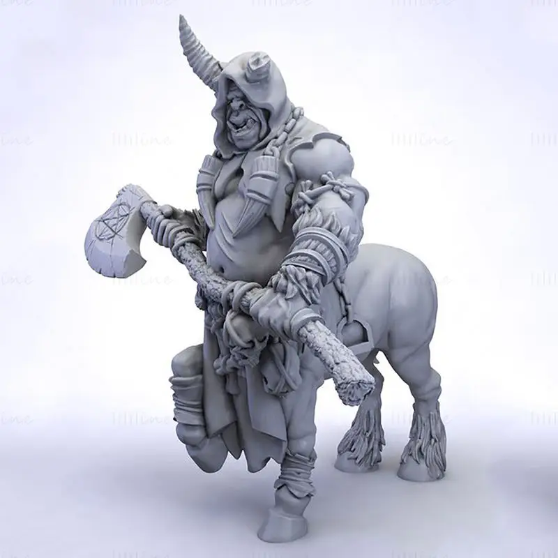 Gorknod Devil Centaur Miniatures 3D tisk Model STL