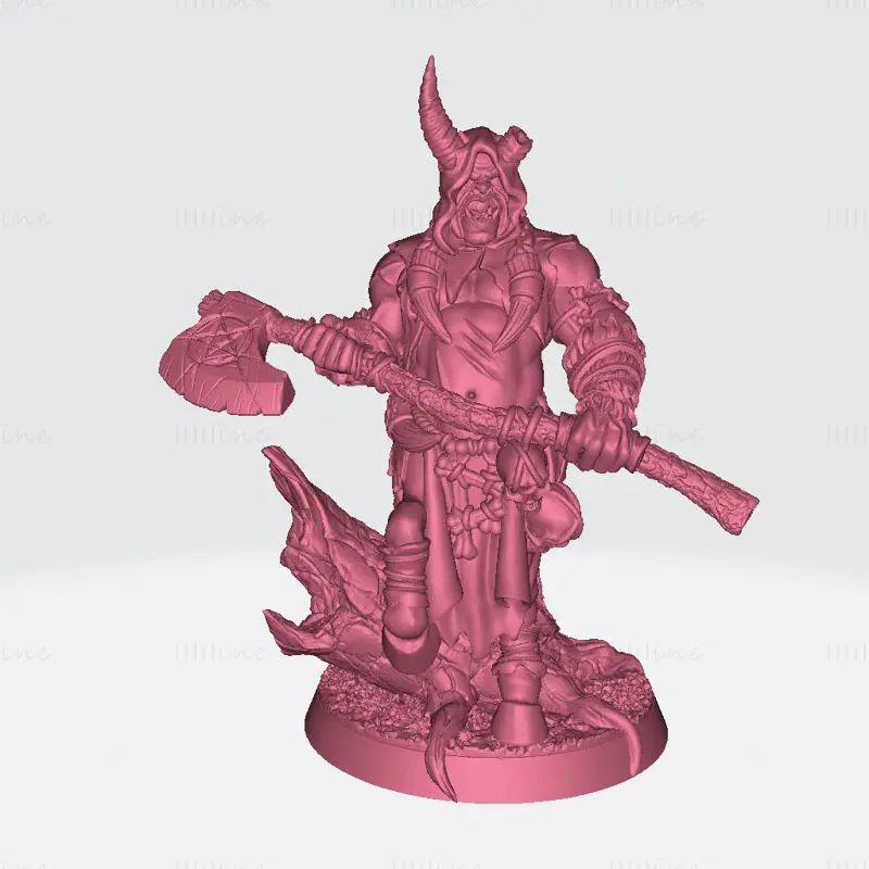 Gorknod duivel Centaur miniaturen 3D printen model STL