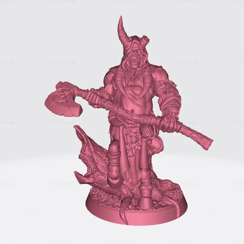 Gorknod Devil Centaur Miniatures 3D tisk Model STL