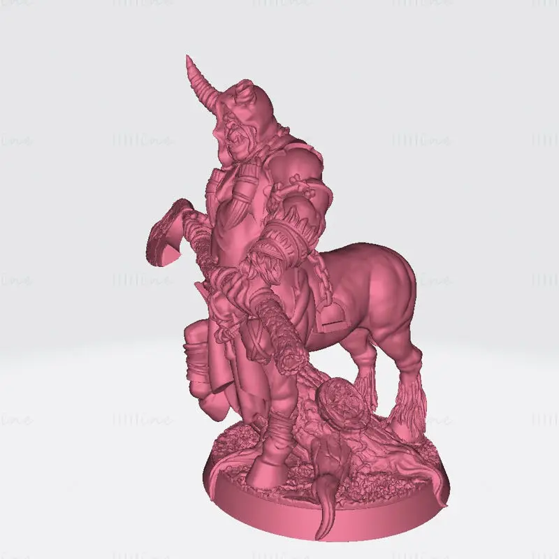 Gorknod Devil Centaur Miniatures 3D tisk Model STL