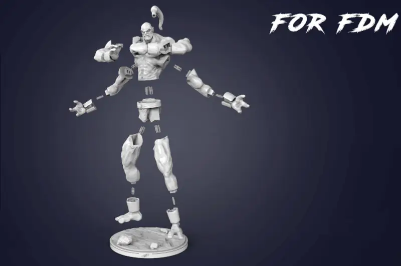Goro 3D Print Model (FDM, SLS)