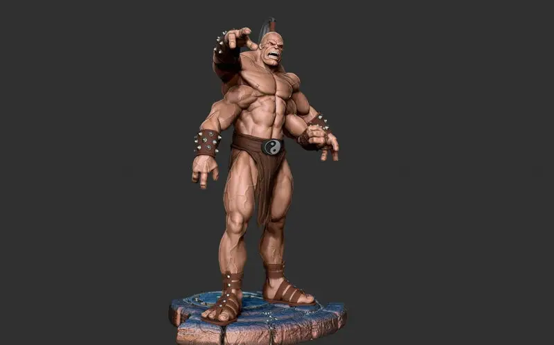 ملفات STL لنموذج طباعة ثلاثي الأبعاد لـ Goro (Mortal Combat)