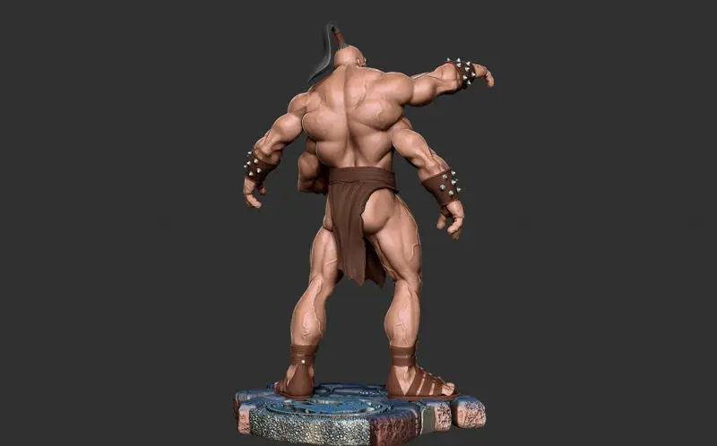ملفات STL لنموذج طباعة ثلاثي الأبعاد لـ Goro (Mortal Combat)