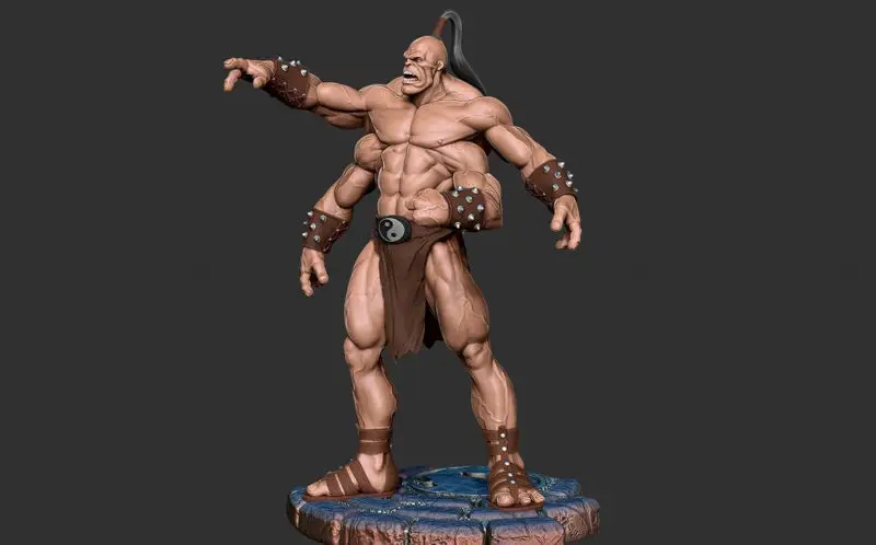 ملفات STL لنموذج طباعة ثلاثي الأبعاد لـ Goro (Mortal Combat)