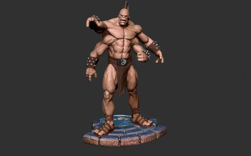 ملفات STL لنموذج طباعة ثلاثي الأبعاد لـ Goro (Mortal Combat)
