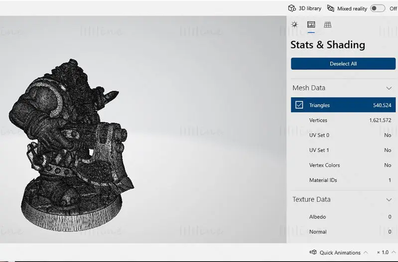 Grangir Thunderclap 微型 3D 打印模型 STL