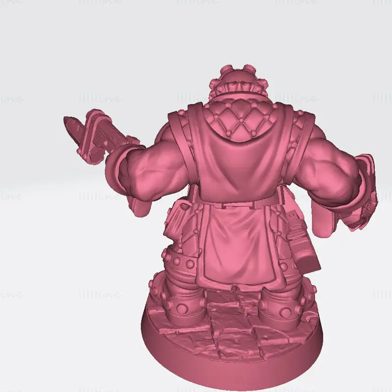 Grangir Thunderclap 微型 3D 打印模型 STL