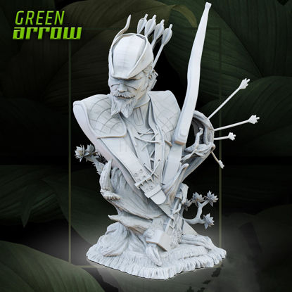 Green Arrow Bust Model 3D gata de imprimat STL