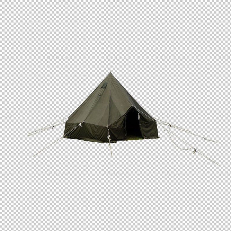 yeşil kamp çadırı png