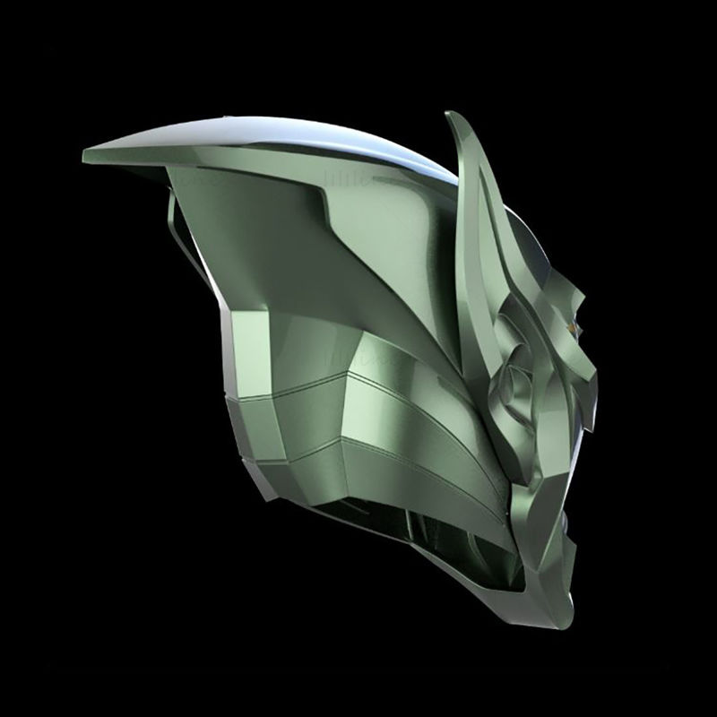 3D-модель шлема зеленого гоблина готова к печати STL