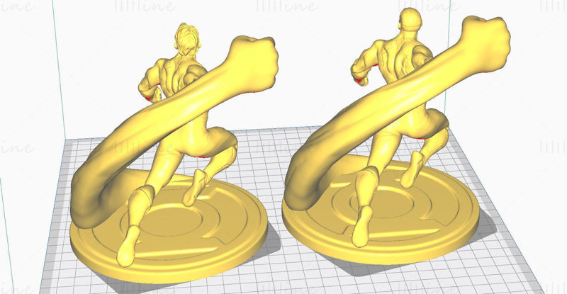 Green Lantern 3D Model Ready to Print STL