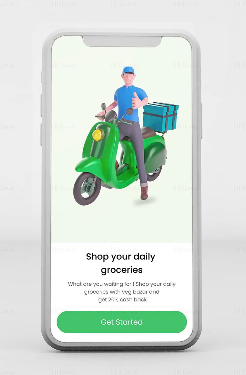 Grocery App UI/UX Design Template Figma