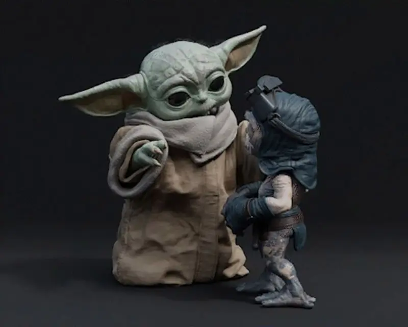 Grogu and Babu 3D Print Model STL