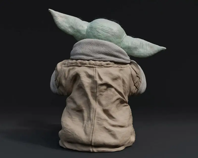 Grogu in Babu 3D Print Model STL