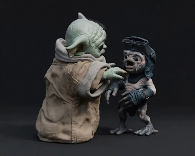 Grogu and Babu 3D Print Model STL