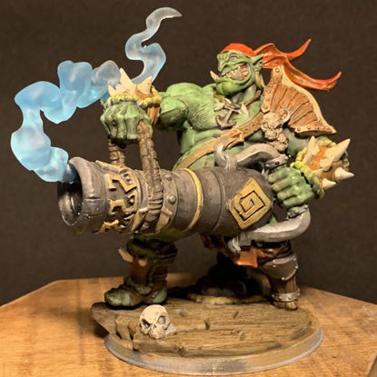 Gronk Boomshot - Ogre Cannoneer Hero 3D Print Model STL