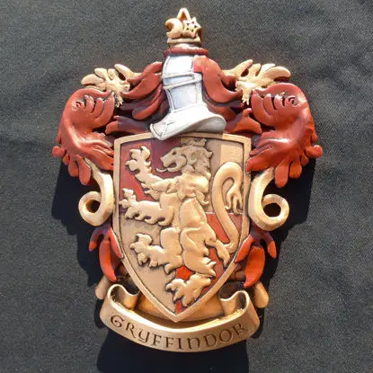 Griffendél címer, fali asztali kijelző – Harry Potter 3D nyomtatási modell STL