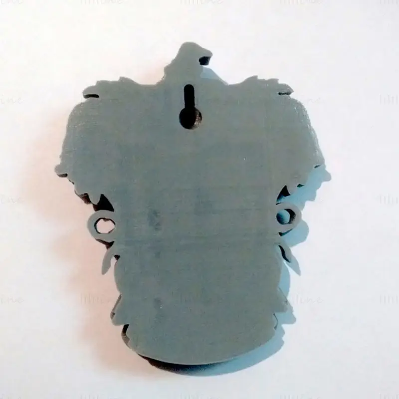 Настенный дисплей с гербом Гриффиндора - Модель для 3D-печати Гарри Поттера STL