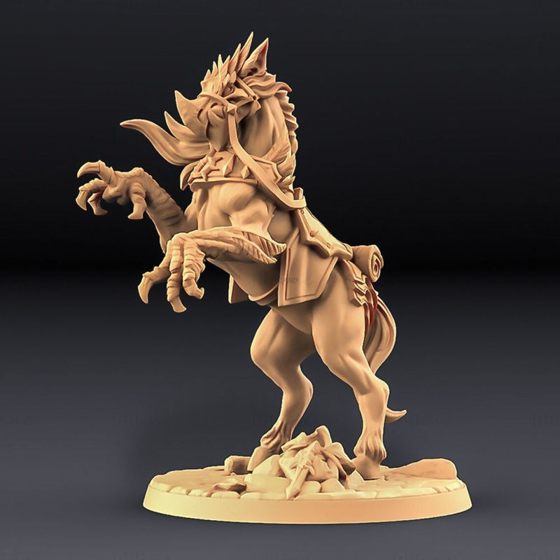 Gryphsteed and Warhorse Mounted Heroes 3D Printing Model