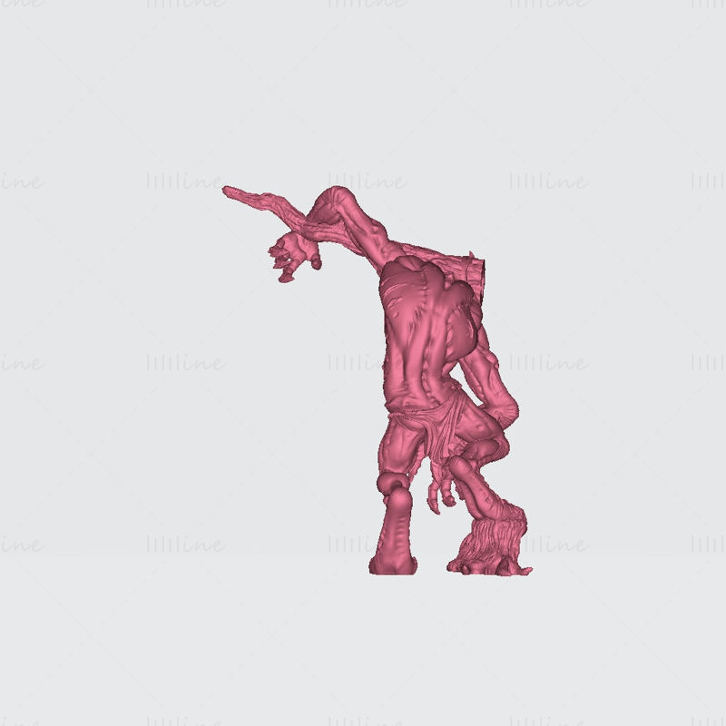 Gunlutt the Troll 3D Printing Model STL