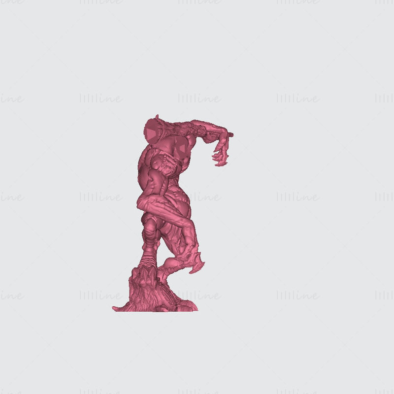 Gunlutt the Troll 3D Printing Model STL