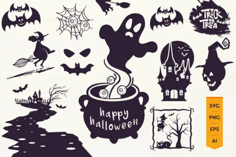 Halloween Illustrations Vector