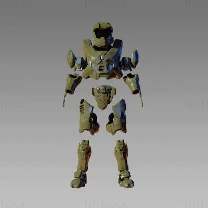 Модель Halo 5 MK6 Master Chief Full Armor для 3D-печати STL