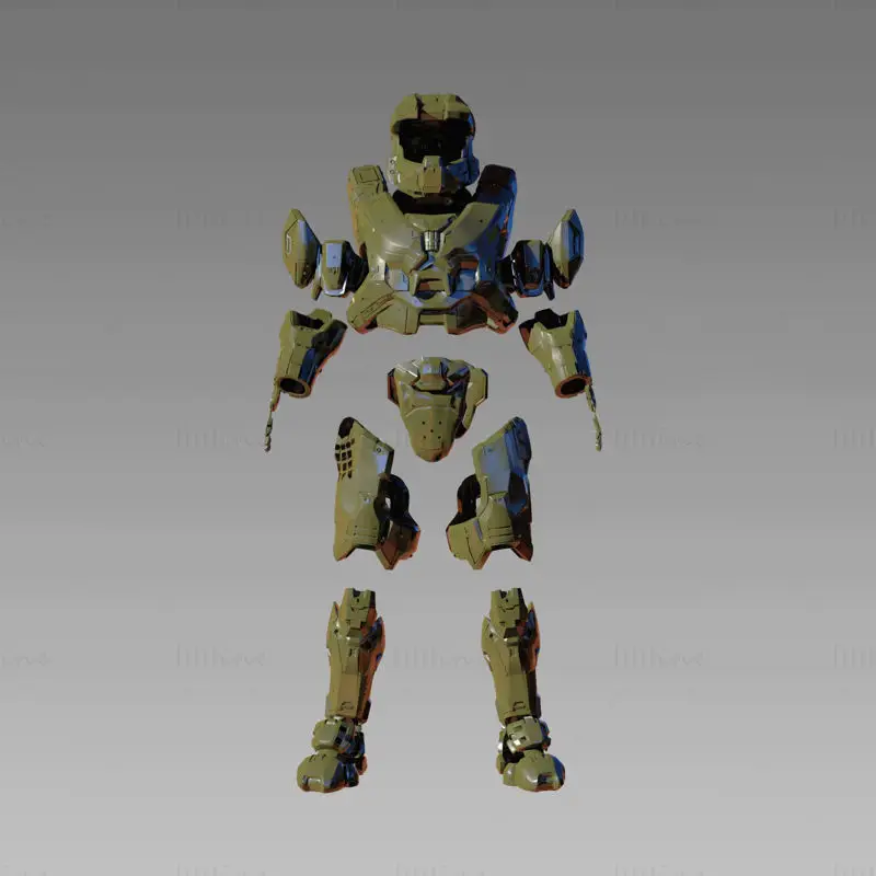 Halo 5 MK6 Master Chief Full Armor 3D model za tiskanje STL
